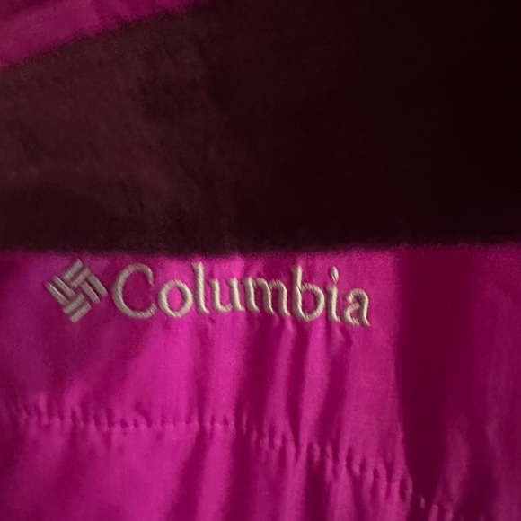 Columbia Omni heat Women's Vibrant Pink/purple Puffer Jacket - Picture 3 of 4